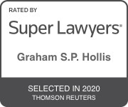 Rated by Super Lawyers Graham S.P. Hollis Selected in 2020 Thomson Reuters